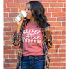 Coffee Is My Love Language T-Shirt - Heather Clay - Large