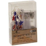 LED Patriotic Mini Star Lights - 20ct