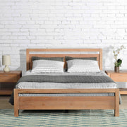 Queen Size FarmHouse Traditional Rustic Acacia Platform Bed