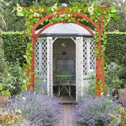 Garden Archway Arch Lattice Trellis Pergola for Climbing Plants and Outdoor Wedding Bridal Decor