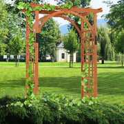 Garden Archway Arch Lattice Trellis Pergola for Climbing Plants and Outdoor Wedding Bridal Decor