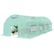 10 x 6.5 x 20 Feet 8 Windows Backyard Walk-in Greenhouse