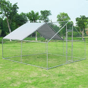 Large Walk in Shade Cage Chicken Coop with Roof Cover-13' - Size: M