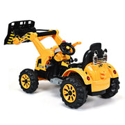 12 V Battery Powered Kids Ride on Dumper Truck-Yellow - Color: Yellow