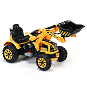 12 V Battery Powered Kids Ride on Dumper Truck-Yellow - Color: Yellow