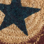 Potomac Jute Coaster Stencil Star Set of 6