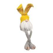 Gingham Waffle Bunny Dangle Leg Gnome  (3 Count Assortment)