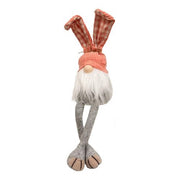 Gingham Waffle Bunny Dangle Leg Gnome  (3 Count Assortment)