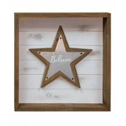 Believe, Family, Love Shadowbox - 10" (3 Count Assortment)