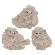 Mini Handcrafted Fuzzy Sheep (Set of 3)