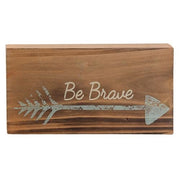 Be Brave Wooden Block  (4 Count Assortment)