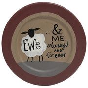 Love Ewe Plate  (2 Count Assortment)