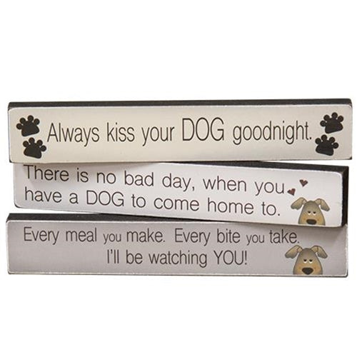 Always Kiss Your Dog Goodnight Mini Stick  (3 Count Assortment)