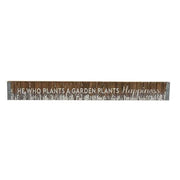 Plant Happiness Slatted Wood Sign