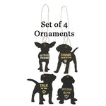 Dog Ornaments (Set of 4)