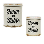Farm to Table Canisters (Set of 2)