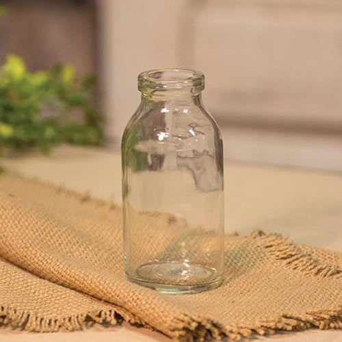 Clear Glass Bottle - 4"